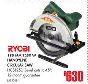 Ryobi 185MM 1250W Handyline Circular Saw HCS1250