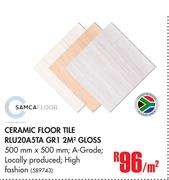 Samca Floor Ceramic Floor Tile RLU20A5TA GR1 2Sqm Gloss-Per Sqm