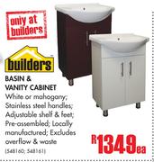  Basin & Vanity Cabinet-Each