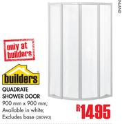 Builders Quadrate Shower Door-900mm x 900mm