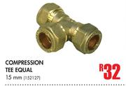 Compression Tee Equal 15mm