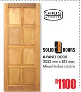 Solid Doors 8 Panel Door-2032mm x 813mm