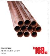 Coppertube 15mm x 5.5m, Class 0-Each