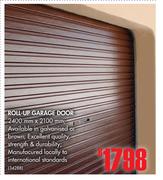 Roll Up Garage Door-2400mm x 2100mm