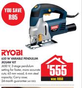 Ryobi 650W Variable Pendulum Jigsaw Kit J650 V