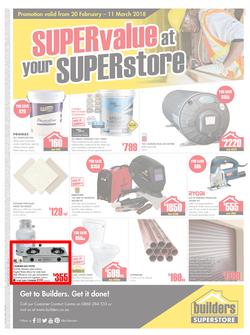Builders Kokstad : Super value at your Super store (20 Feb - 11 Mar 2018), page 1