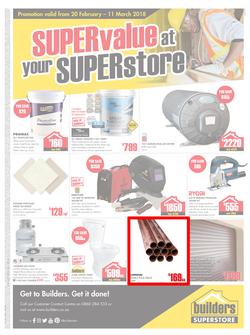 Builders Kokstad : Super value at your Super store (20 Feb - 11 Mar 2018), page 1