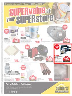 Builders Kokstad : Super value at your Super store (20 Feb - 11 Mar 2018), page 1