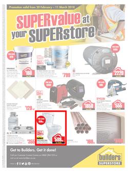 Builders Kokstad : Super value at your Super store (20 Feb - 11 Mar 2018), page 1