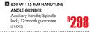 Ryobi 650W 115MM Handyline Angle Grinder