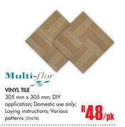 Multi Flor Vinyl Tile-Per Pack