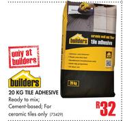 Builders 20Kg Tile Adhesive