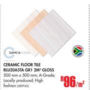 Samca Floor Ceramic Floor Tile RLU20A5TA GR1 2Sqm Gloss-Per Sqm