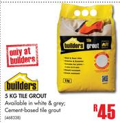 Builders 5Kg Tile Grout
