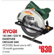 Ryobi 185MM 1250W Handyline Circular Saw HCS1250