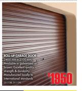 Roll Up Garage Door 2400mm x 2100mm