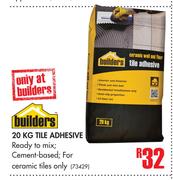 Builders 20Kg Tile Adhesive