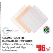 SamcaFloor Ceramic Floor Tile RLU20A5TA GR1 2Sqm Gloss-Per Sqm