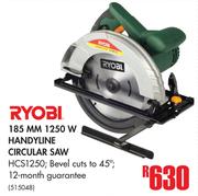 Ryobi 185MM 1250W Handyline Circular Saw HCS1250