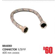 Braided Connector 1/2 F F 600mm