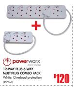 Power Worx 12 Way Plus 6 Way Multiplug Combo Pack