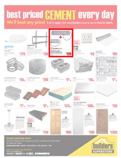 Builders Phillipi : Super Value At Your Super Store (20 Feb - 11 Mar 2018), page 4