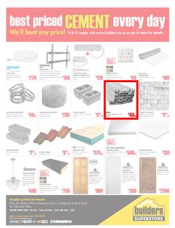 Builders Phillipi : Super Value At Your Super Store (20 Feb - 11 Mar 2018), page 4