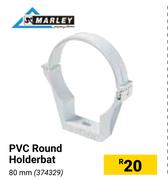 Marley PVC Round Holderbat 80mm