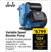 JoJo Variable Speed Booster Pump