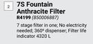 Stiebel 7S Fountain Anthracite Filter