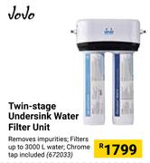 JoJo Twin Stage Undersink Water Filter Unit
