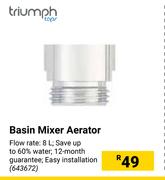 Triumph Basin Mixer Aerator