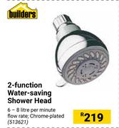 Builders 2 Function Water Shower Head