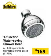 Builders 1 Function Water Shower Head