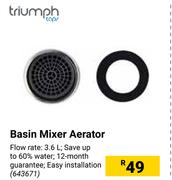 Triumph Basin Mixer Aerator