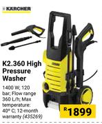 Karcher K2.360 High Pressure Washer