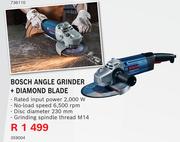 Bosch Angle Grinder + Diamond Blade