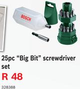 Bosch 25pc "Big Bit" Screwdriver Set