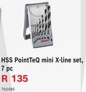 Bosch HSS PointTeQ Mini X-Line Set, 7pc