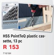 Bosch HSS PointTeQ Plastic Cassette, 13 pc