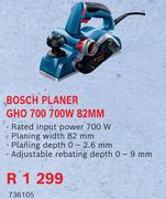 Bosch Planer GHO 700 700W 82MM
