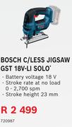 Bosch C/Less Jigsaw GST 18V-LI Solo