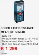 Bosch Laser Distance Measure GLM 40