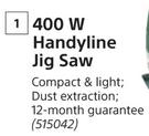 Ryobi 400W Handyline Jig Saw-Each