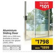 Aluminium Sliding Door 1800mm x 2100mm