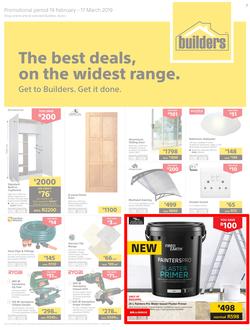 Builders EC & WC : The Best Deals On The Widest Range (19 Feb - 17 March 2019), page 1