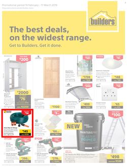 Builders EC & WC : The Best Deals On The Widest Range (19 Feb - 17 March 2019), page 1