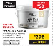 Fired Earth 10Ltr Walls & Ceilings