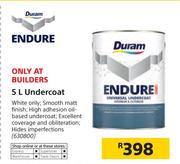 Duram Endure 5Ltr Undercoat 