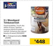 Dulux 5Ltr Woodgard Timbavarnish